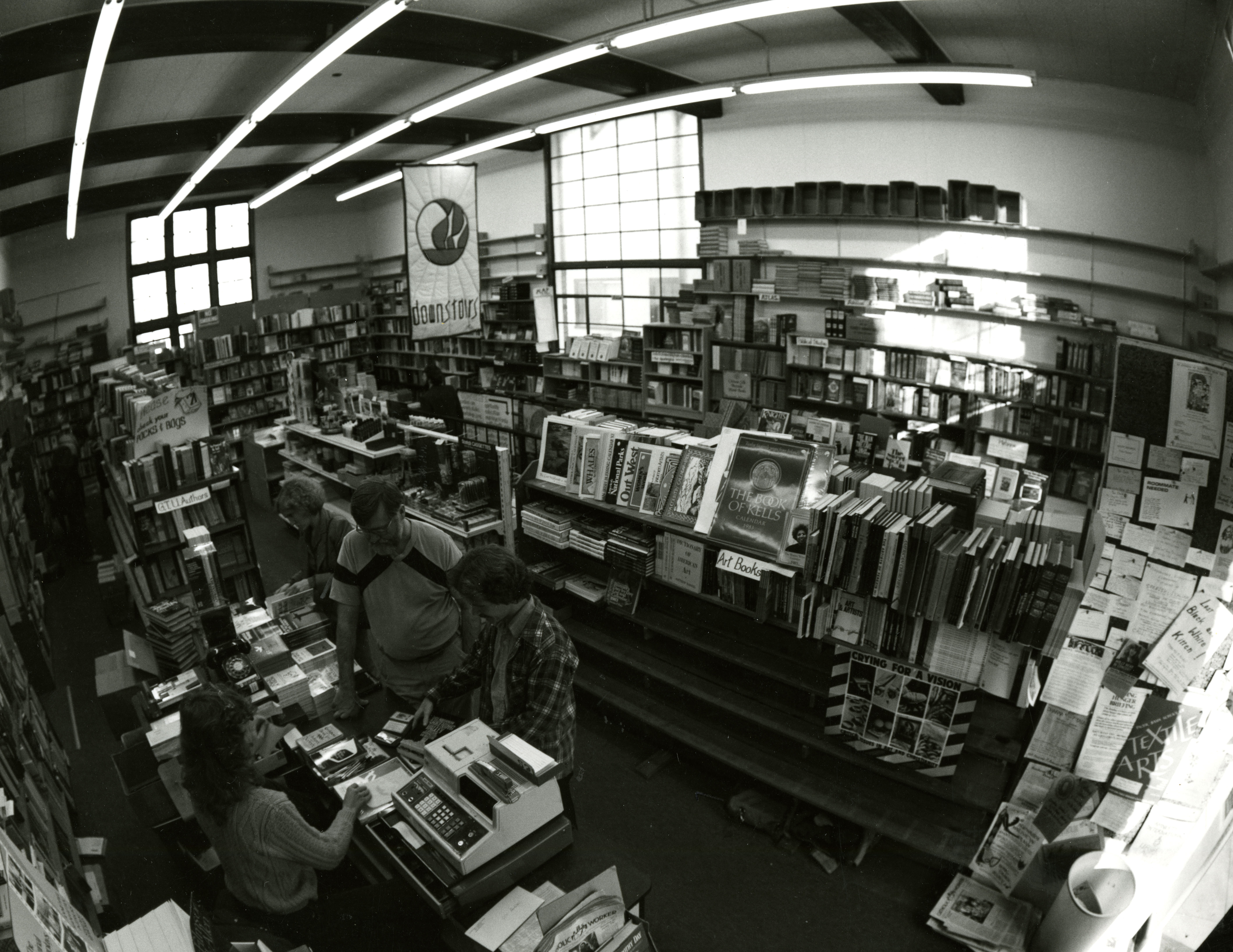 The GTU Bookstore in the 1980s. Photo from GTU archives
